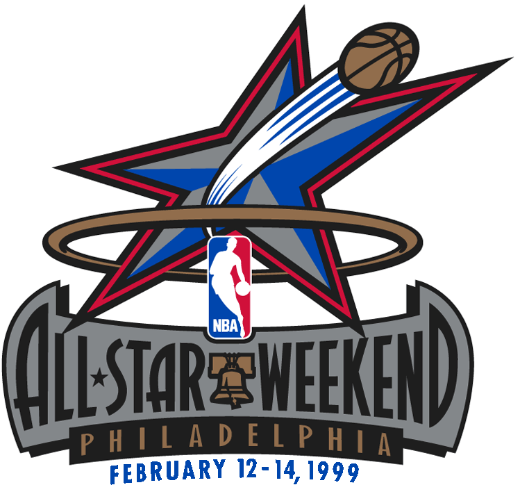 NBA All-Star Game 1998-1999 Unused Logo vinyl decal